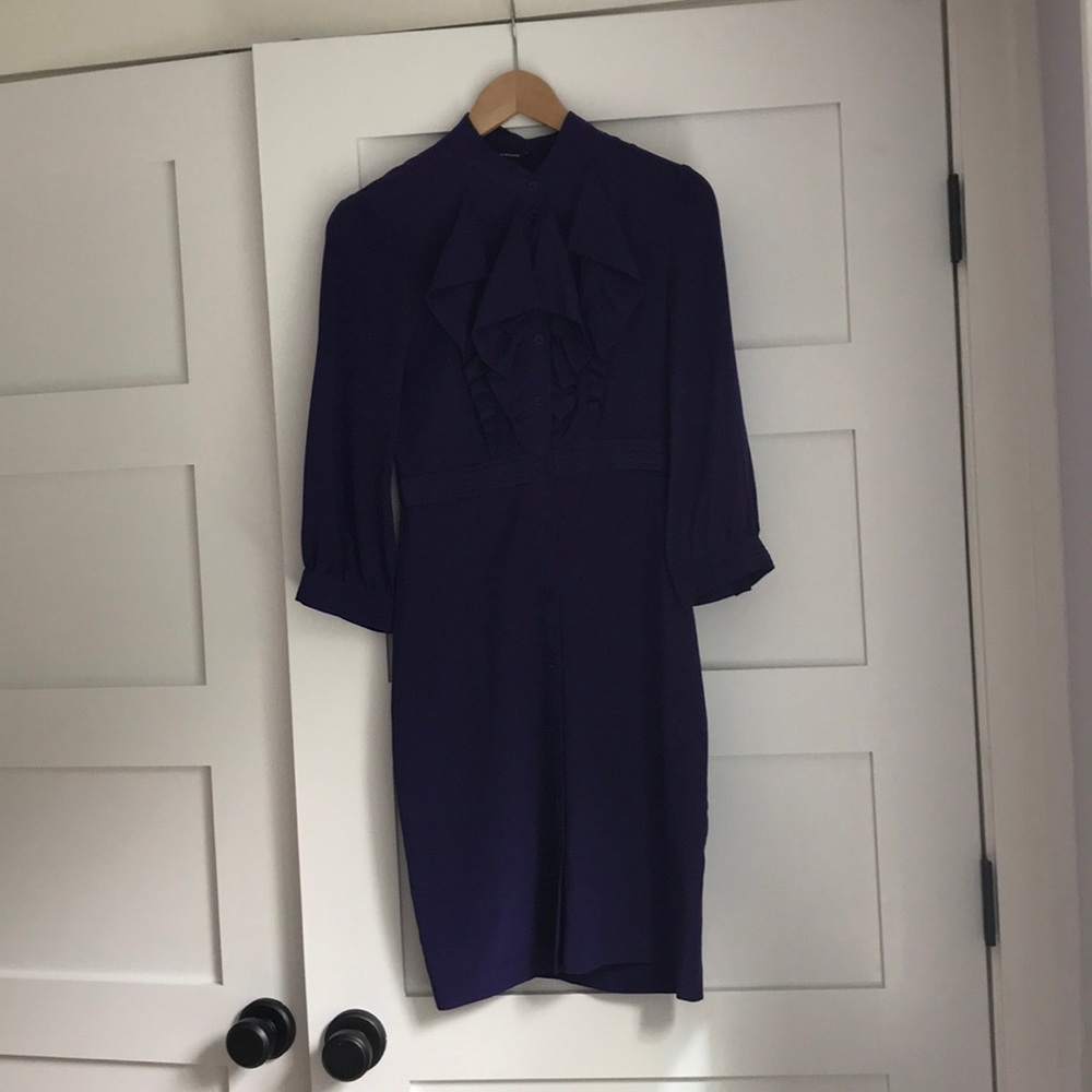 Fitted silk dress